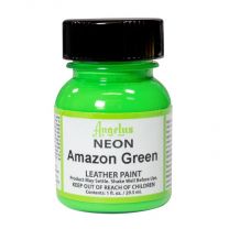 Angelus Acrylic Leather paint NEON Amazone Green 125