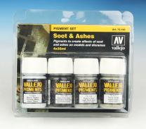 Vallejo Pigment Set Soot and Ashes 73.193