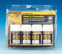 Vallejo Pigment Set Rust and Corrosion 73.194