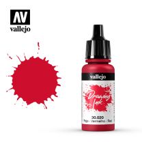 Vallejo Drawing Ink Red 30.020