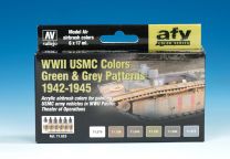 Vallejo AFV WWII USMC Colors Green & Grey Patterns 1942-1945