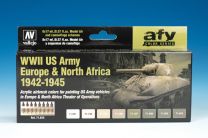Vallejo AFV WWII US Army Europe & North Africa 1942-1945