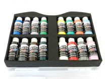 Createx Verfkoffer met 16 dekkende / opaque kleuren